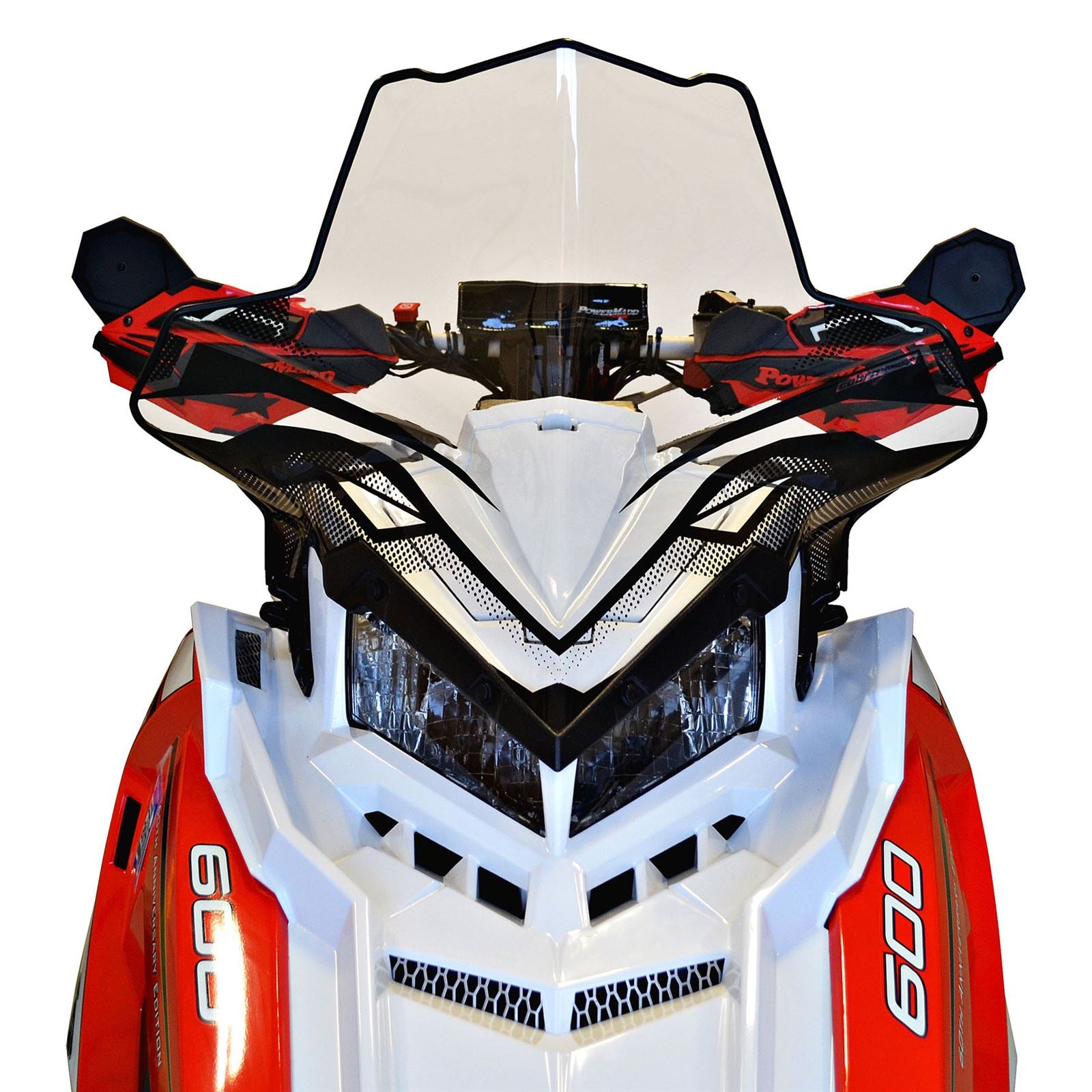 Powermadd Windshield - Mid - 18.5" for Polaris 11630_557932