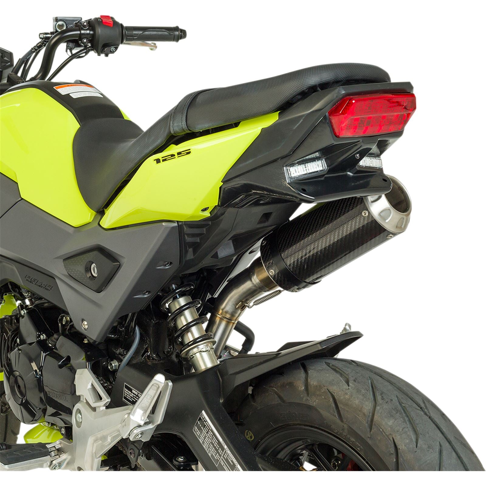 Hotbodies Plate Bracket Gloss Black for Honda Grom [MPN: 41702-1000]_395256