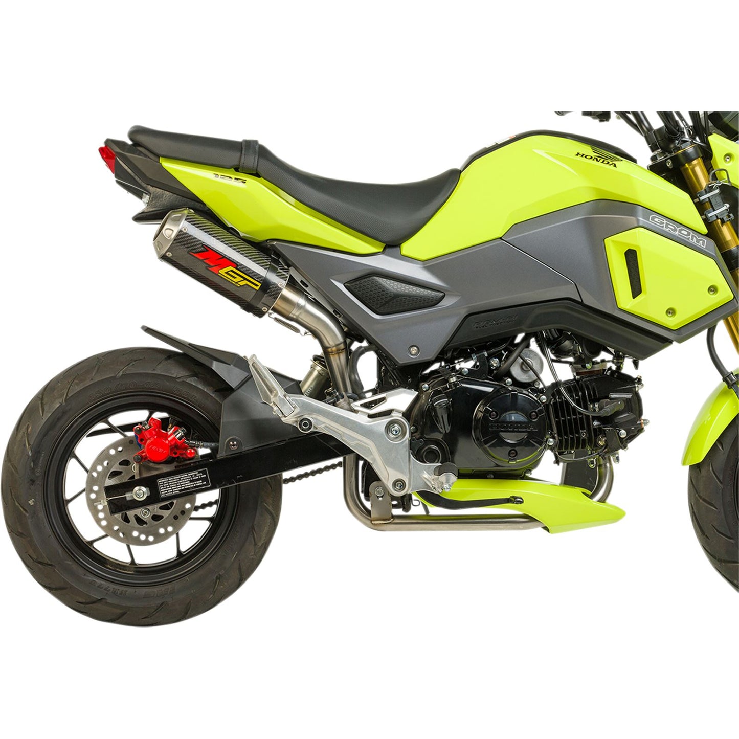 Hotbodies Plate Bracket Gloss Black for Honda Grom [MPN: 41702-1000]_395257