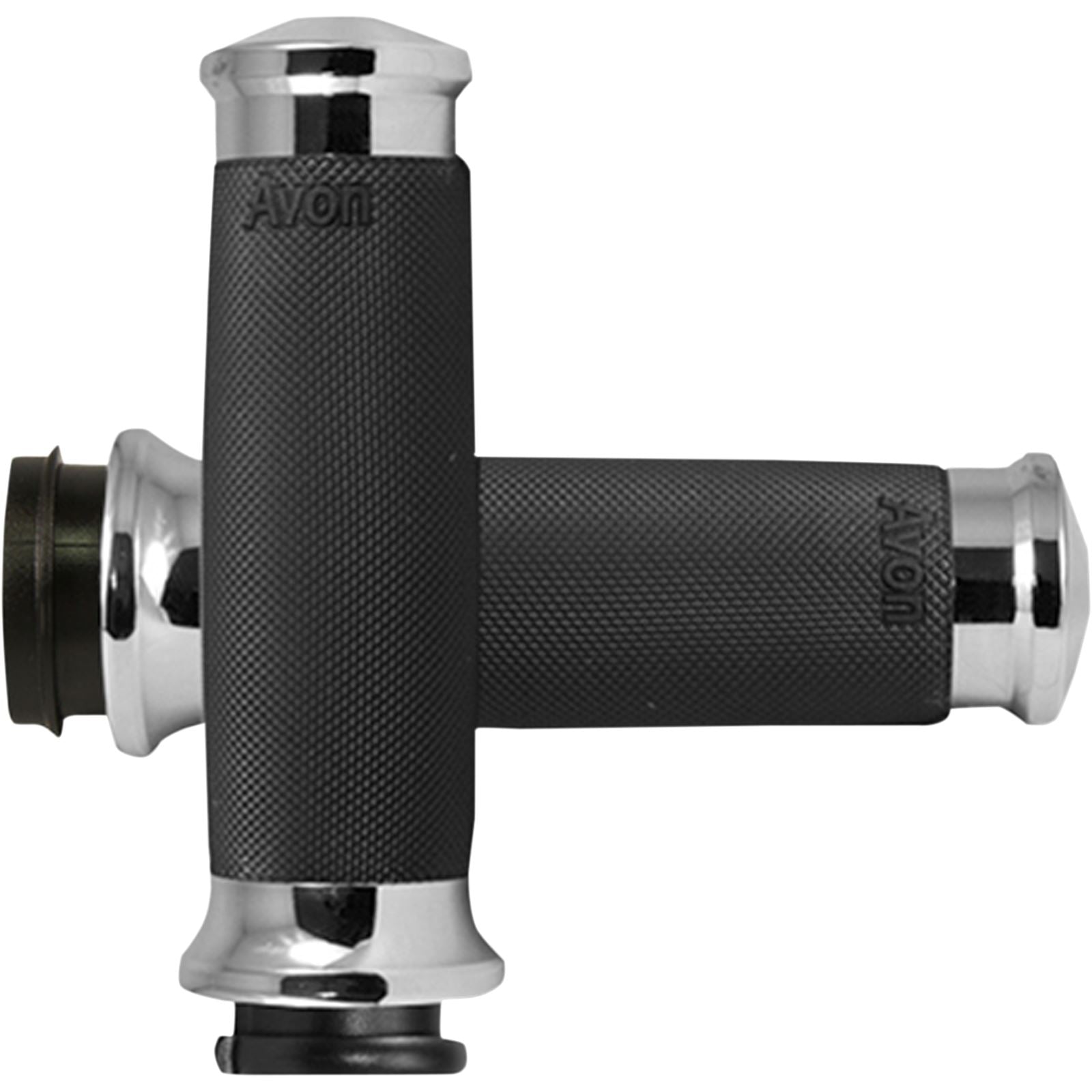 Avon Grips Custom Contour Grips with Fly-by-Wire Throttle Chrome CC-85-CH-FLY_347612