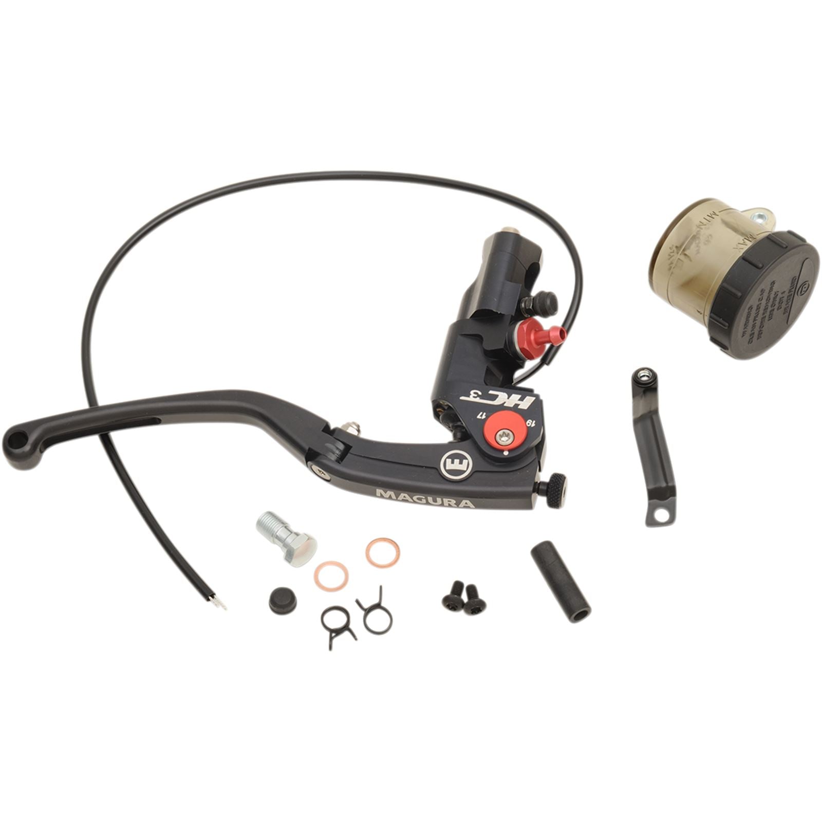 Magura HC3 Radial Master Cylinder Right Hand Dot with Reservoir Black [MPN: 2100691]_423556