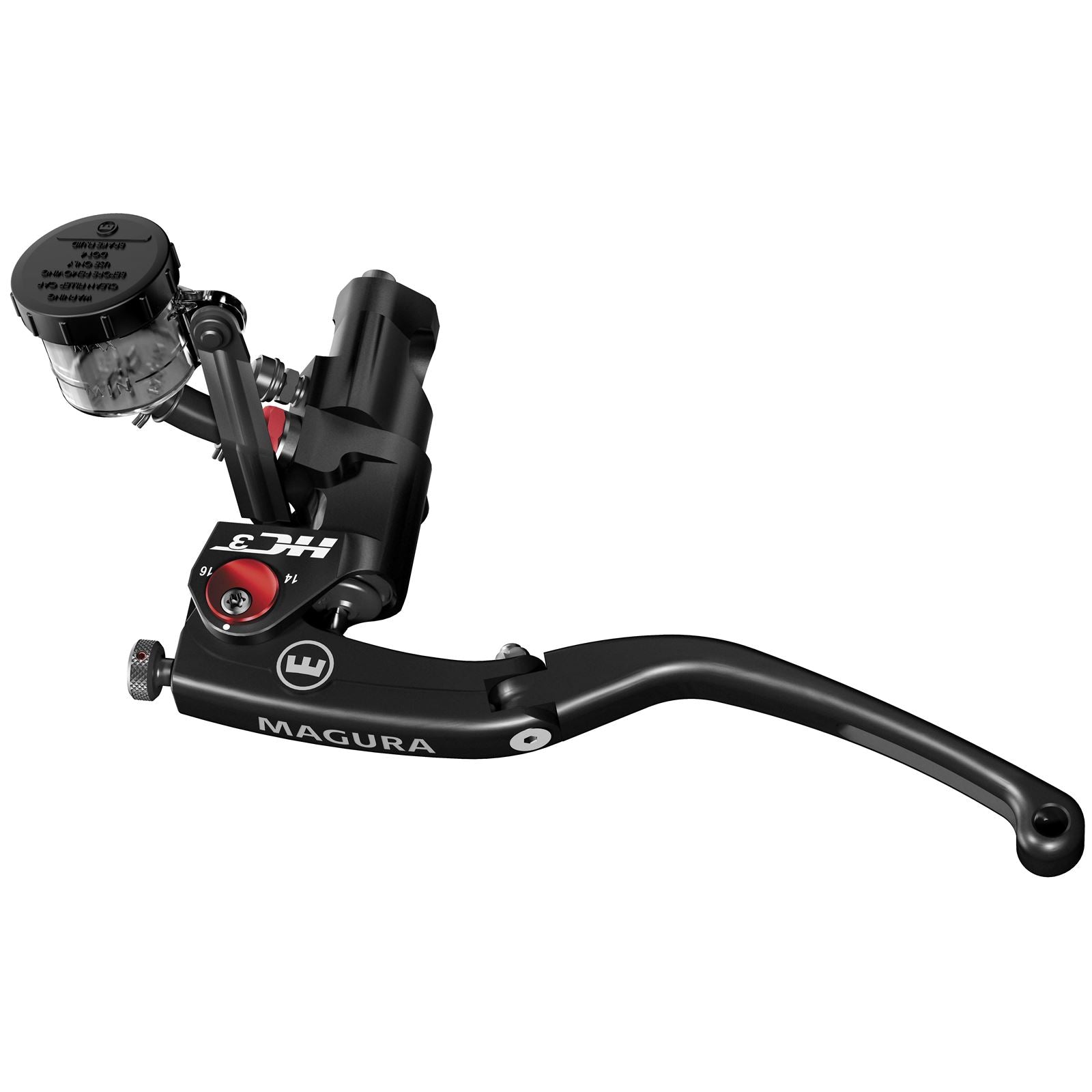 Magura HC3 Radial Master Cylinder Left Hand Dot with Reservoir Black [MPN: 2100692]_71039