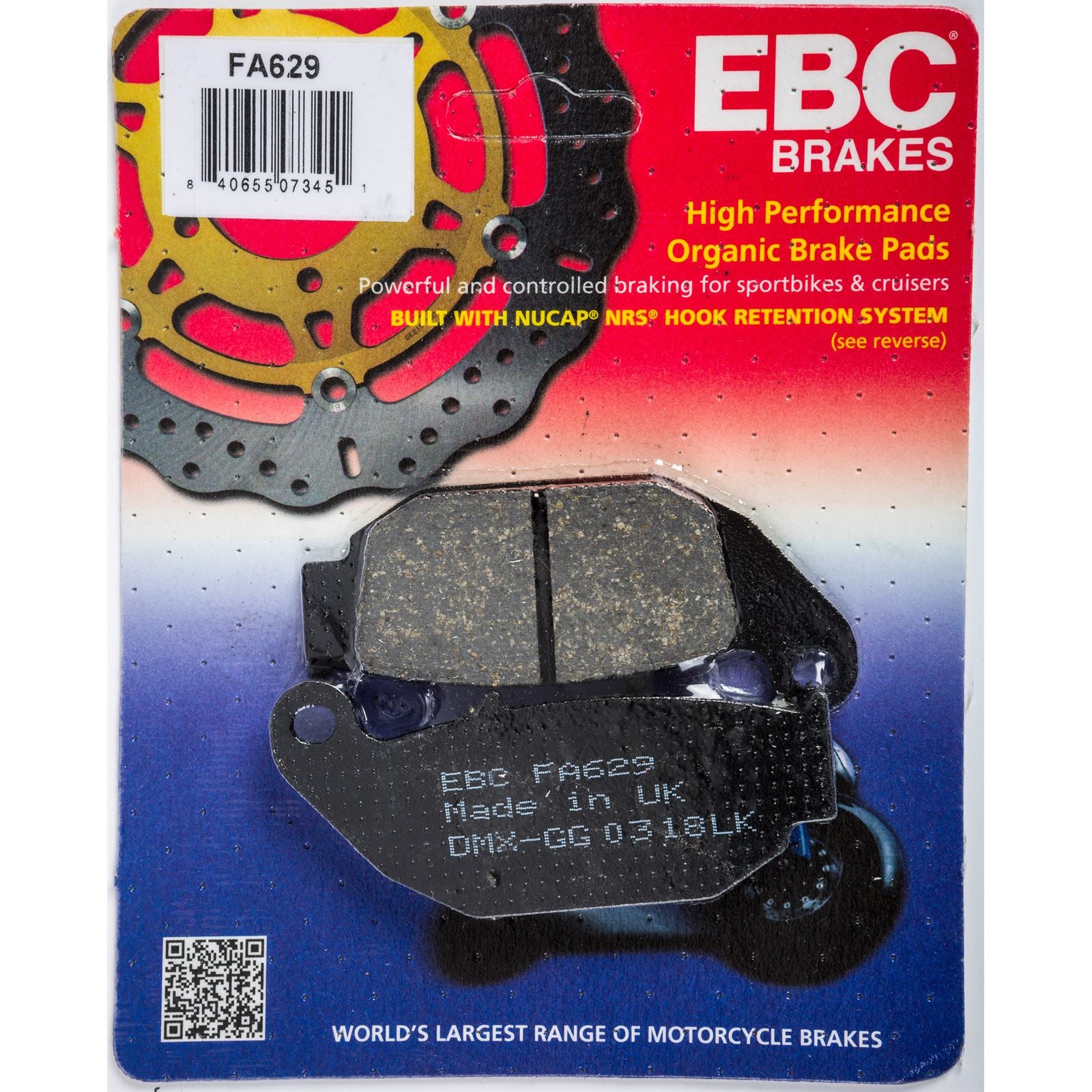 EBC Brakes Brake Pads FA629_538097