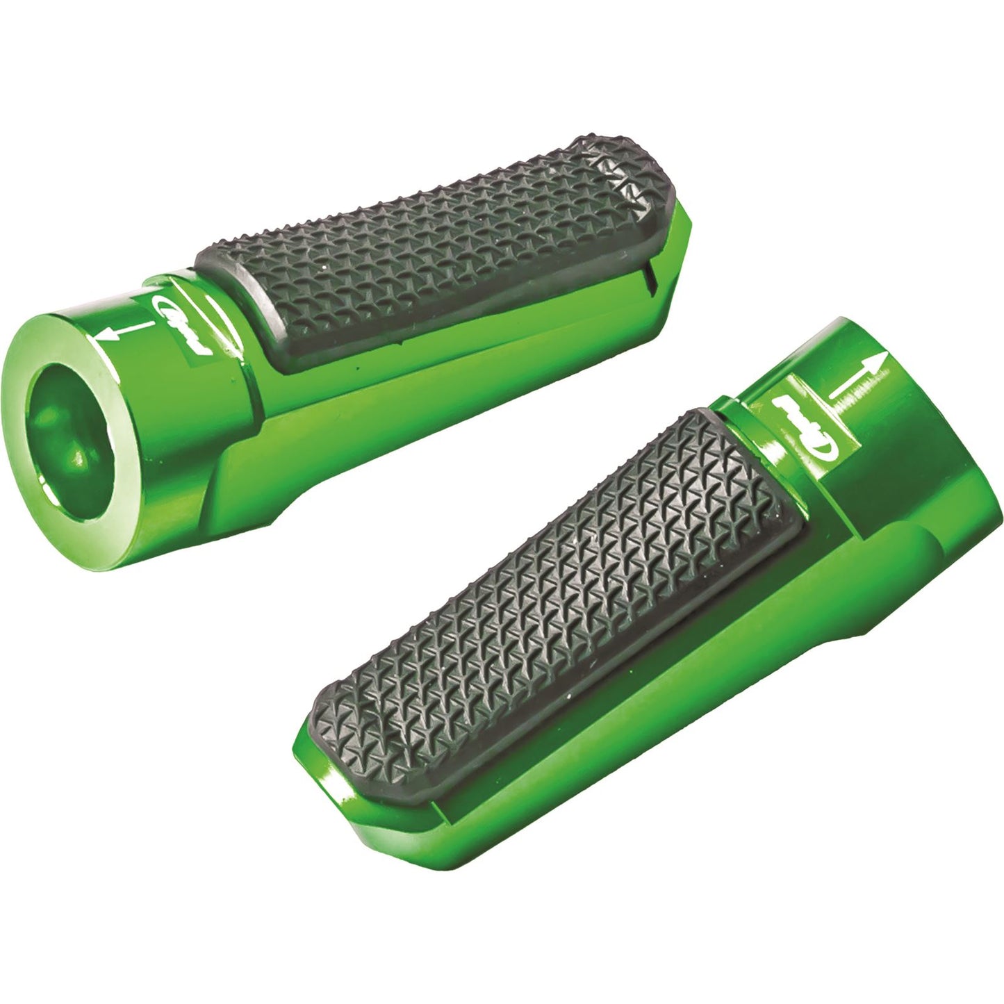 Puig Footpegs Racing Rubber Green 7318V_71073