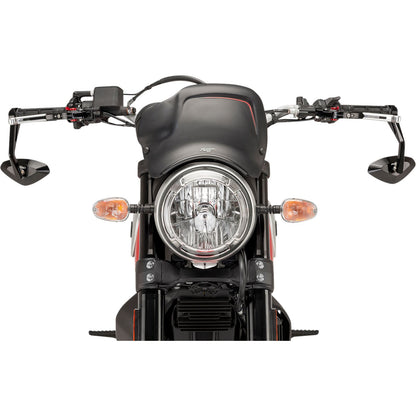 Puig Mirror Hi-Tech Bar-End Left/Right - Black 6994N_460943