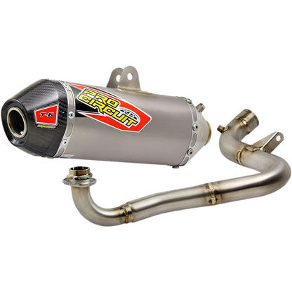 Pro Circuit T-6 Stainless Steel Exhaust System with Carbon Cap [MPN: 0111612G]_457295