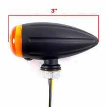 2FastMoto Metal Turn Signals Matte Black Buffalo Style LED Bullet for Motorcycles 61-73192_635671