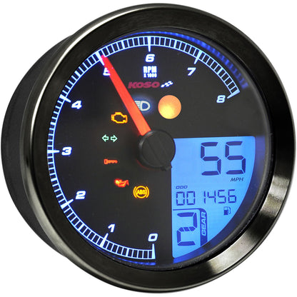 Koso TNT-B Gauge Black for Yamaha Bolt BA051310_410332