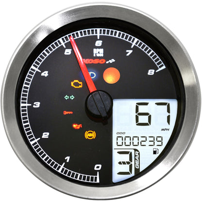 Koso TNT-B Gauge Silver for Yamaha Bolt BA051300_410324