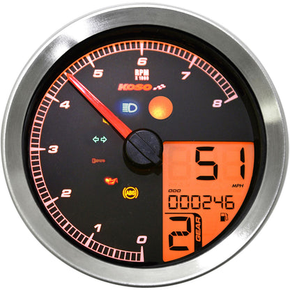 Koso TNT-B Gauge Silver for Yamaha Bolt BA051300_410325