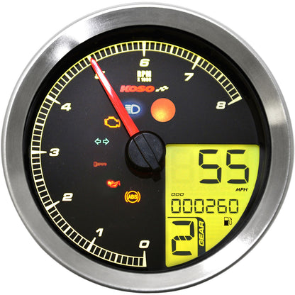 Koso TNT-B Gauge Silver for Yamaha Bolt BA051300_410327
