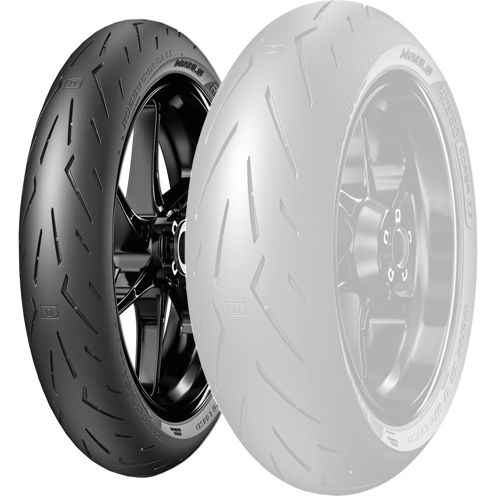 Pirelli - Powersports Tire  Rosso  Corsa II Front 120/70ZR17 (58W) Radial [MPN: 2906900]_72022