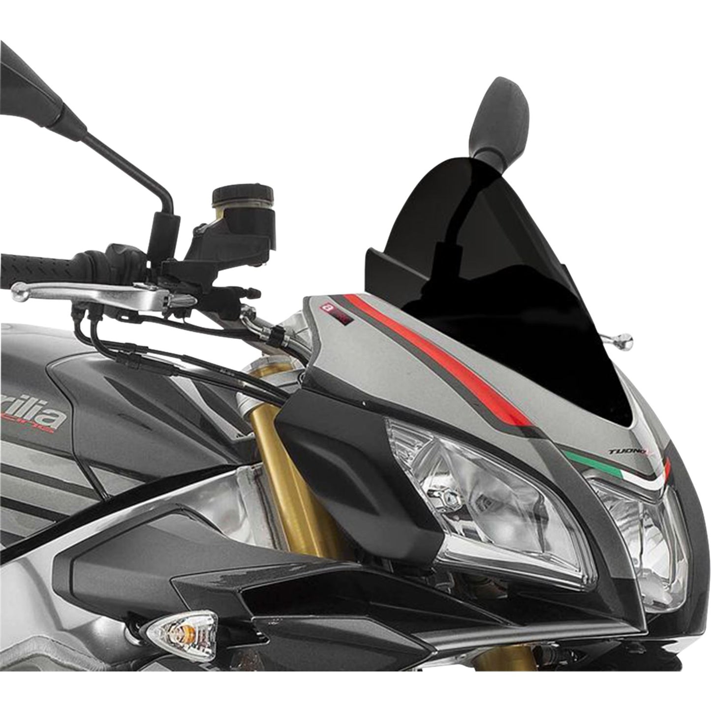 Puig Z-Racing Windscreen - Black - Fits: Aprilia Tuono 1100 RR - 2015 7615N_461426