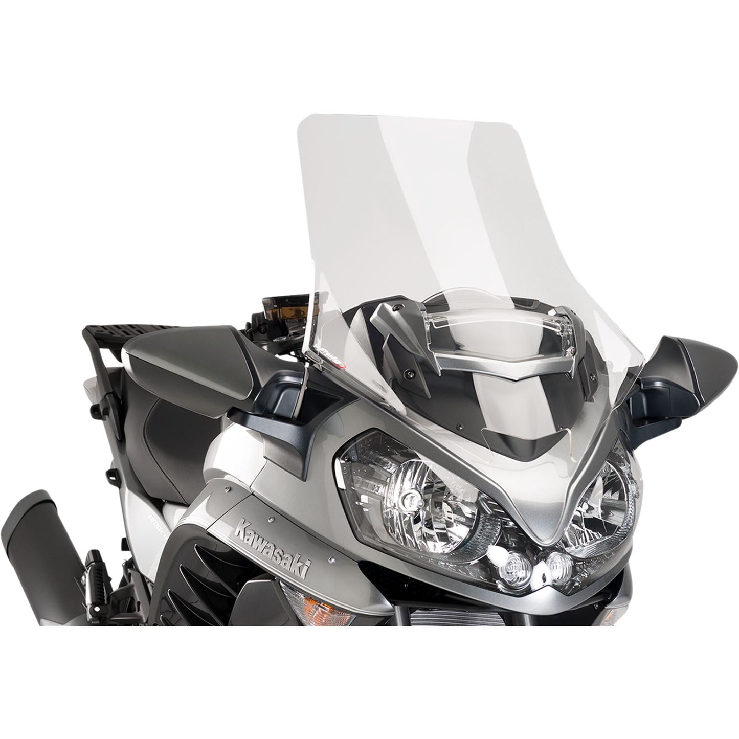 Puig Race Windscreen - Clear - Tour for Kawasaki 7628W_461431