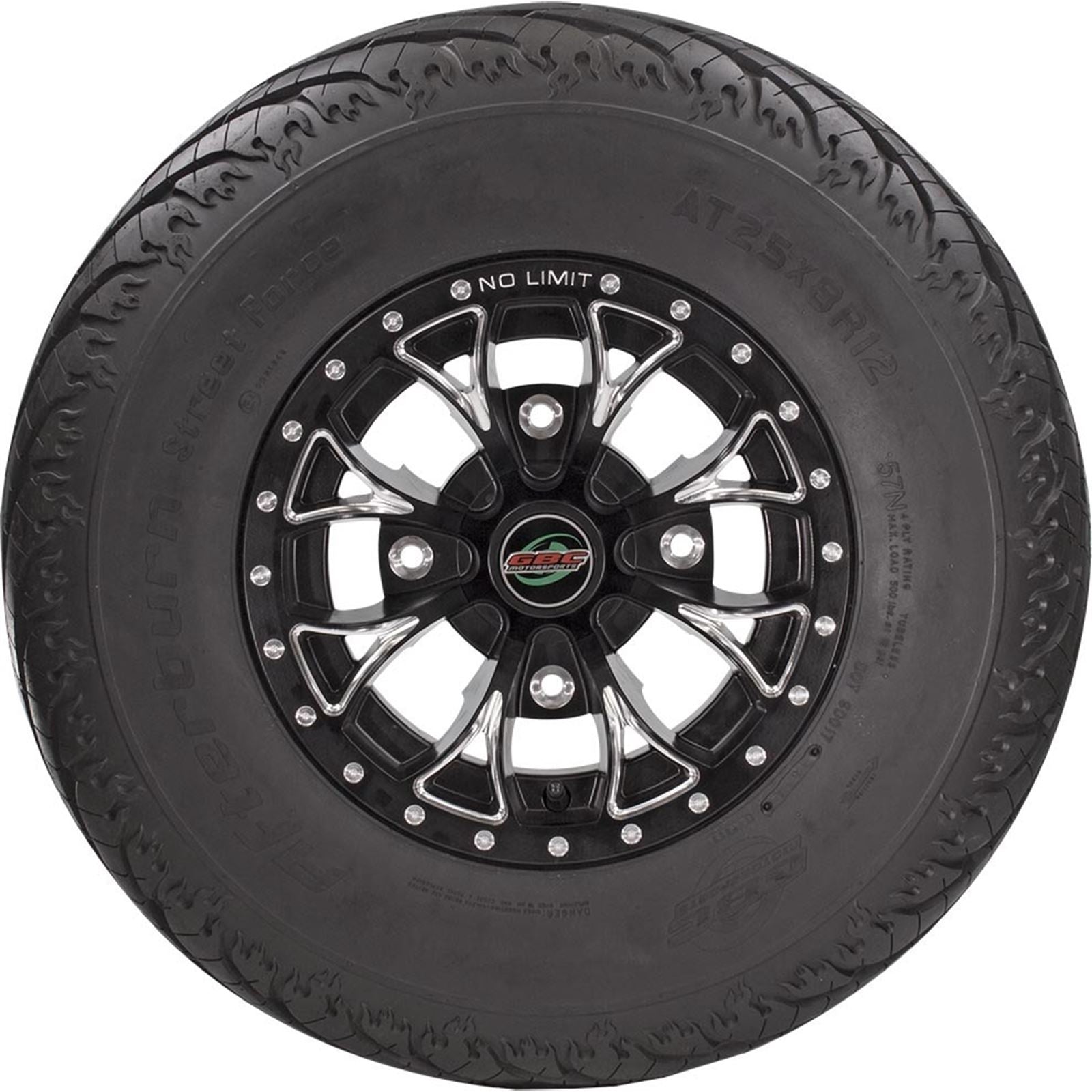 GBC Tire Afterburn SF Front 25x8R12 Radial LR-500lbs AE122508SF_72267