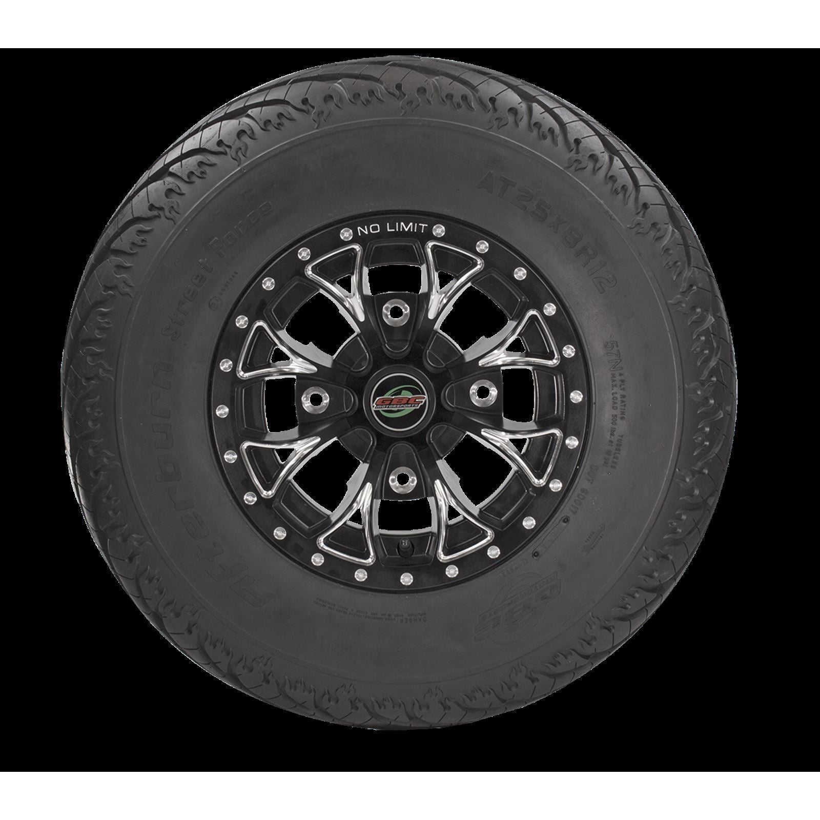 GBC Tire Afterburn SF Rear 25x10R12 Radial LR-500lbs AE122510SF_72301