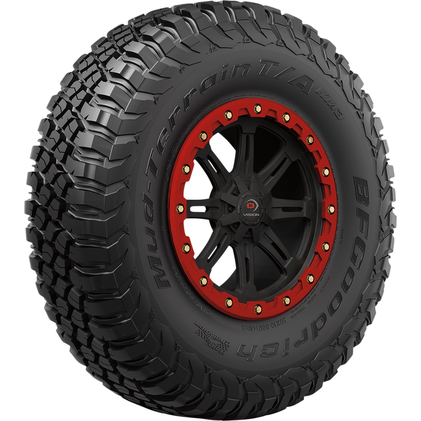 BF Goodrich - Powersports Tire Mud Terrain KM3 F/R 30x10R14 Radial PR8 76357_351103