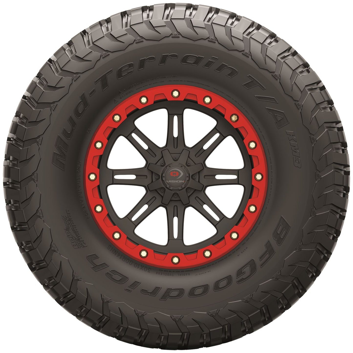 BF Goodrich - Powersports Tire Mud Terrain KM3 F/R 32x10R14 Radial PR8 29937_72306