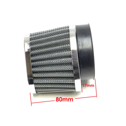 2FastMoto Wire Mesh Pod Air Filters Oval 52mm Clamp-On Offset Flange Pair [MPN: 25-24186]_645978