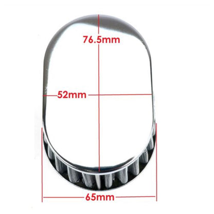 2FastMoto Pair of Wire Mesh Pod Air Filters Oval 39mm Clamp-On Offset Flange 25-24181x2_635374