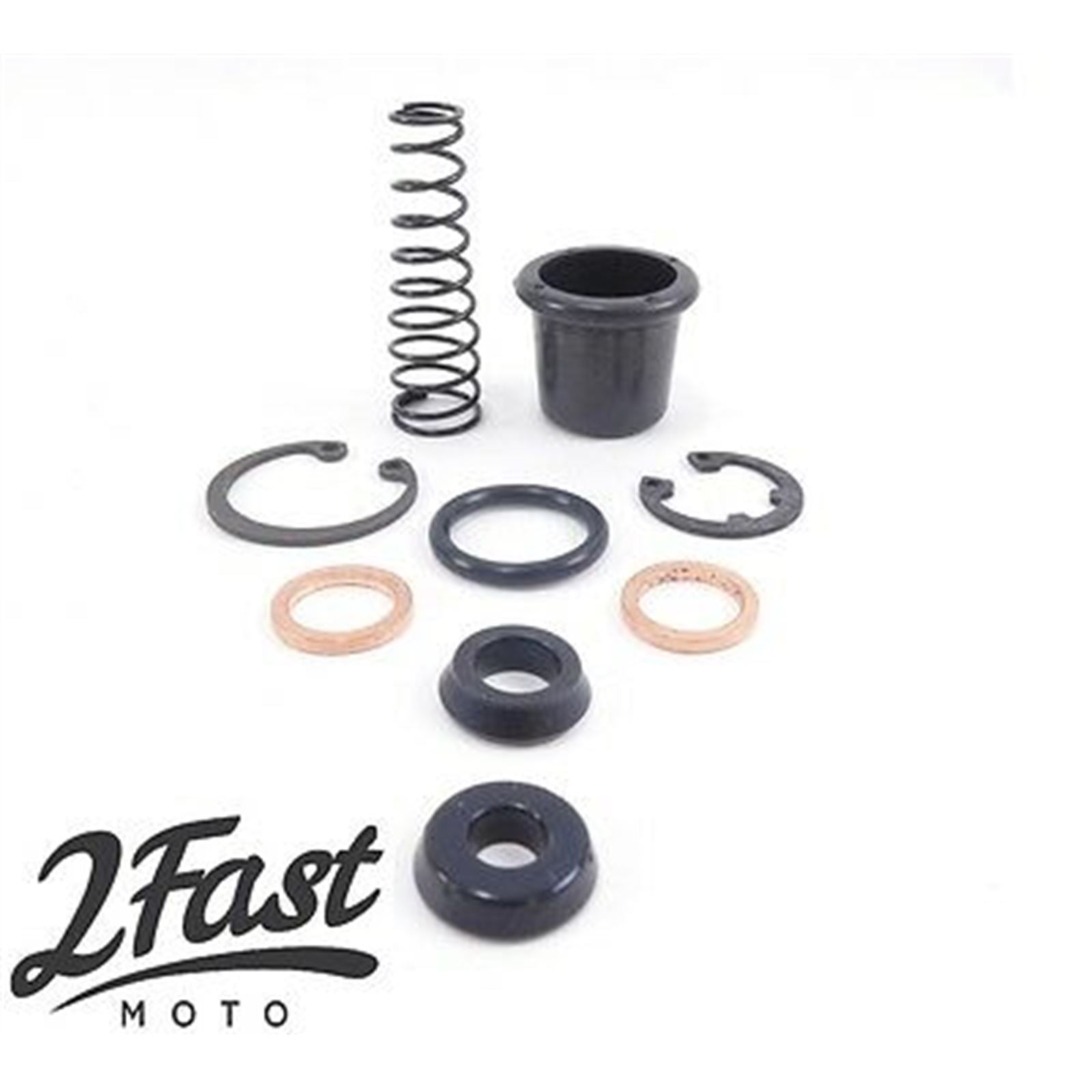 2FastMoto Rear Brake Master Cylinder Rebuild Repair Kit For Kawasaki KX KLX 18-1007_628979