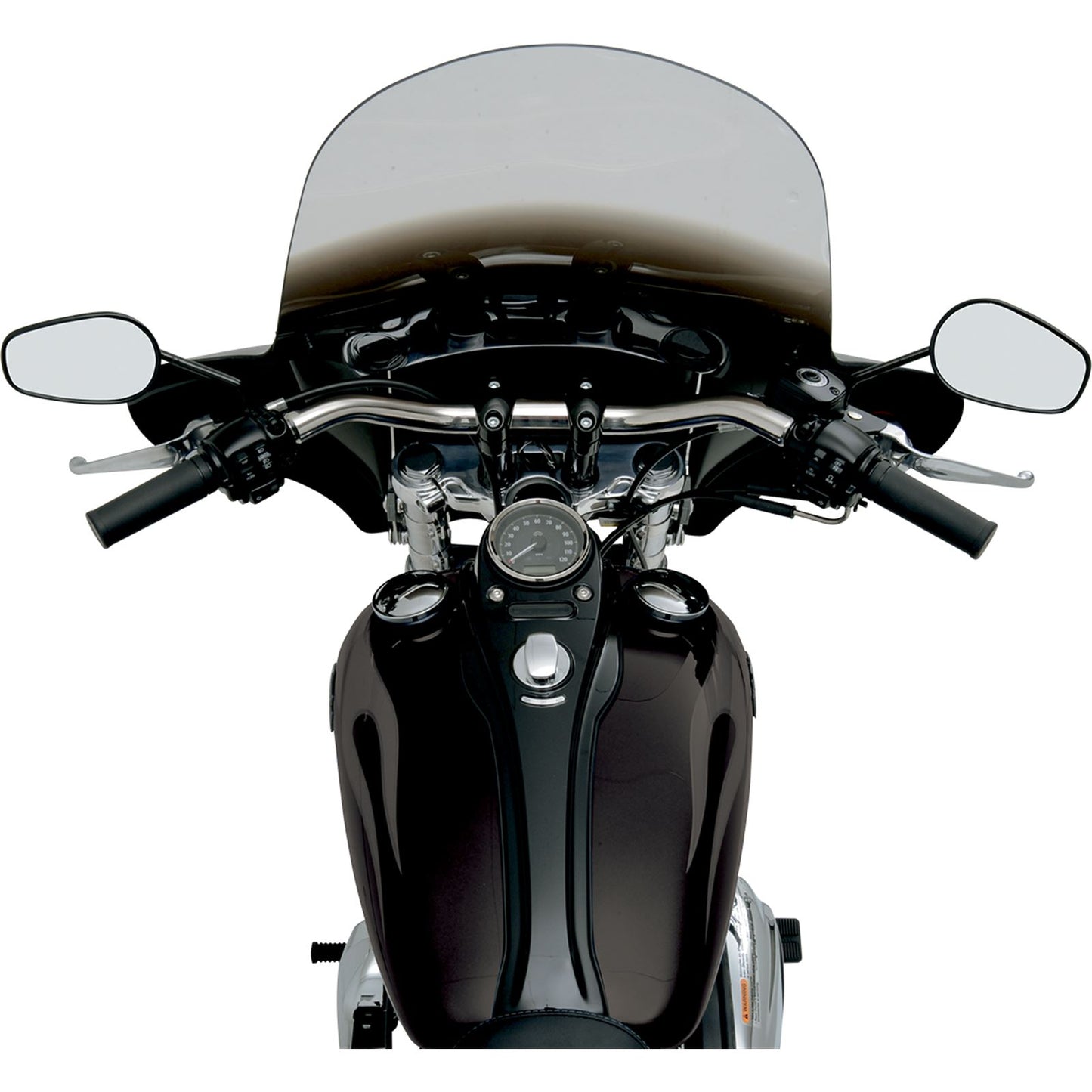 Memphis Shades Batwing Fairing for Dyna - Black MEM7081_426067