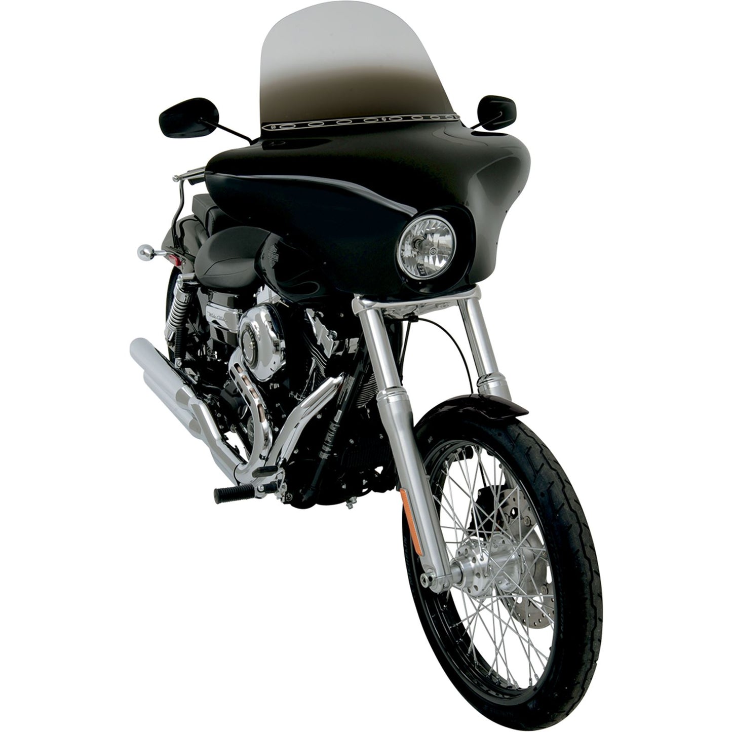 Memphis Shades Batwing Fairing for Dyna - Black MEM7081_426845