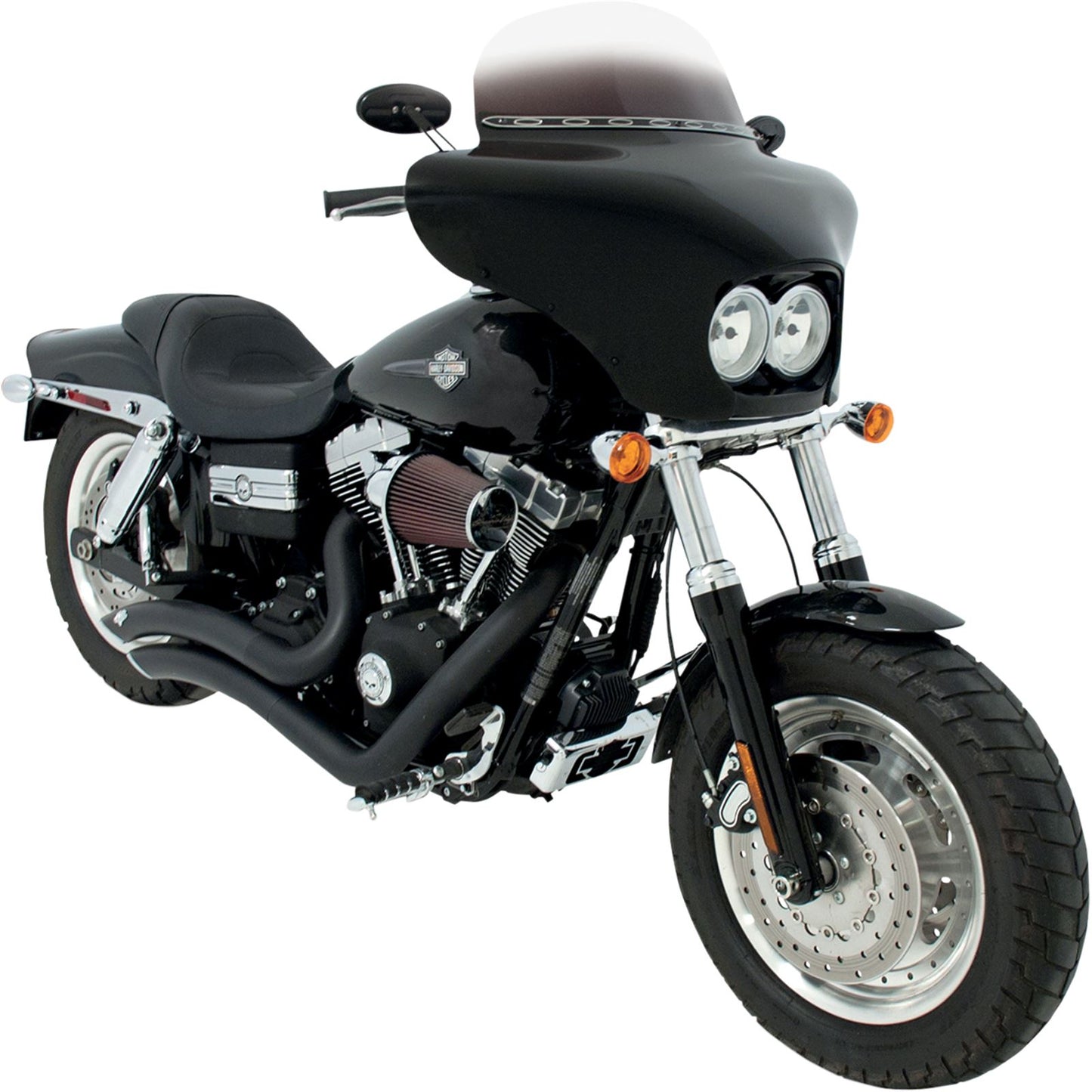 Memphis Shades Batwing Fairing - Fat Bob MEM7161_426083