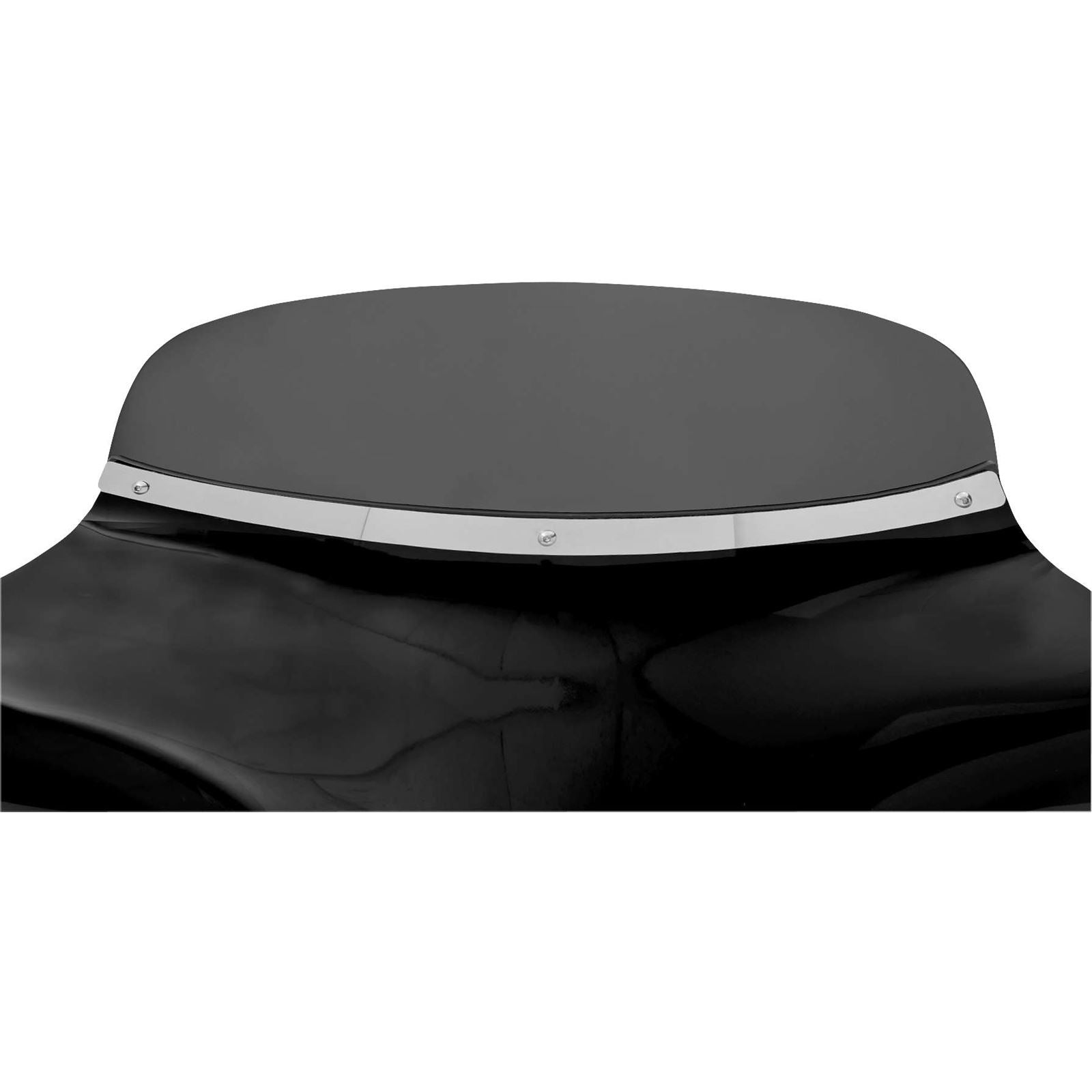 Memphis Shades Fairing Windshield Trim - Stainless Steel - Polished - Slotted MEM0917_73362