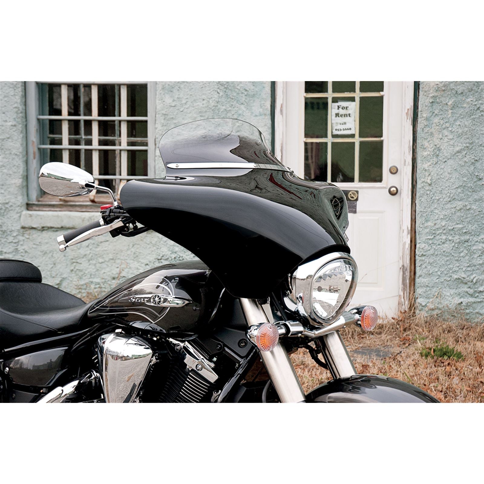 Memphis Shades Fairing Windshield Trim - Stainless Steel - Polished - Slim MEM0918_426934