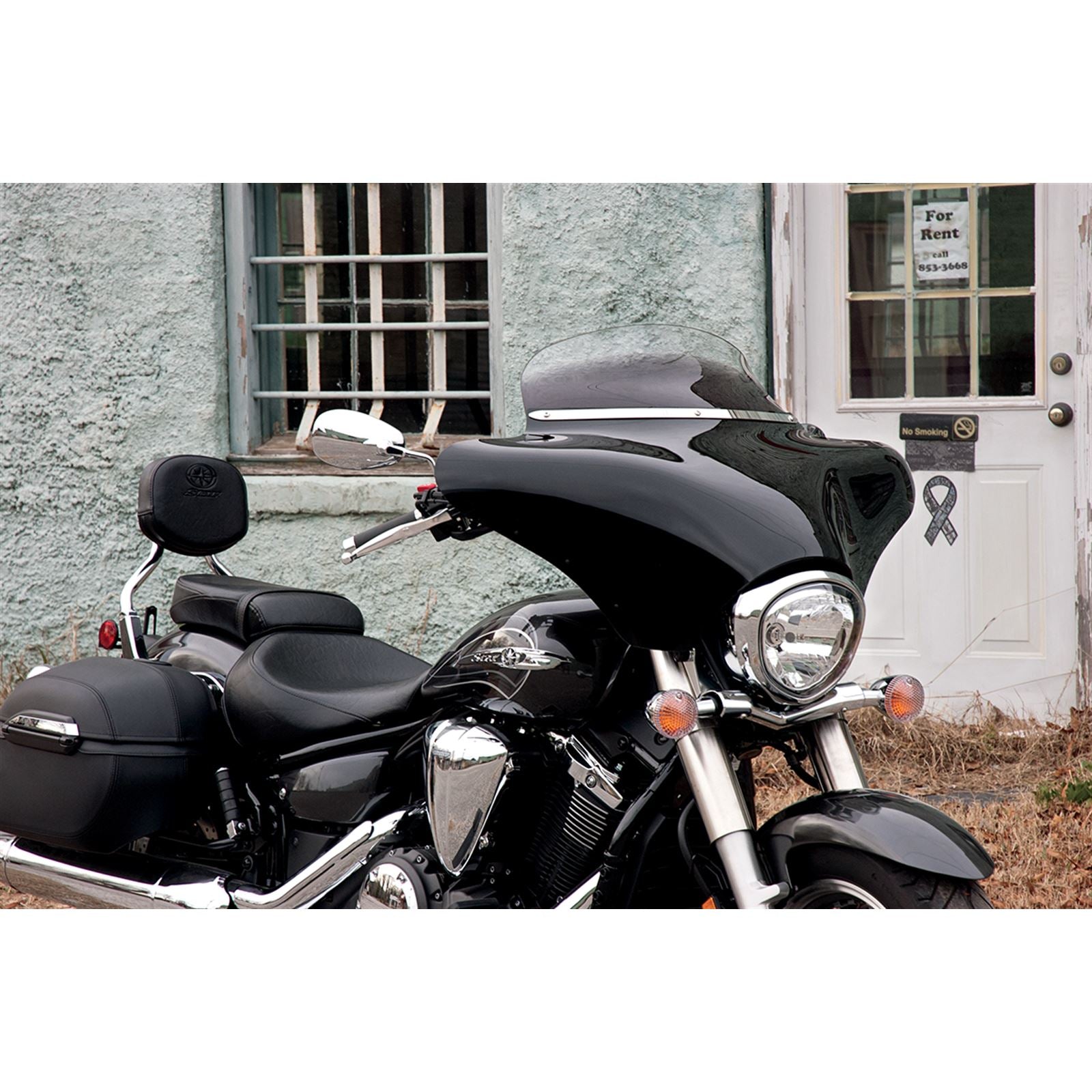 Memphis Shades Fairing Windshield Trim - Stainless Steel - Polished - Slim MEM0918_426935