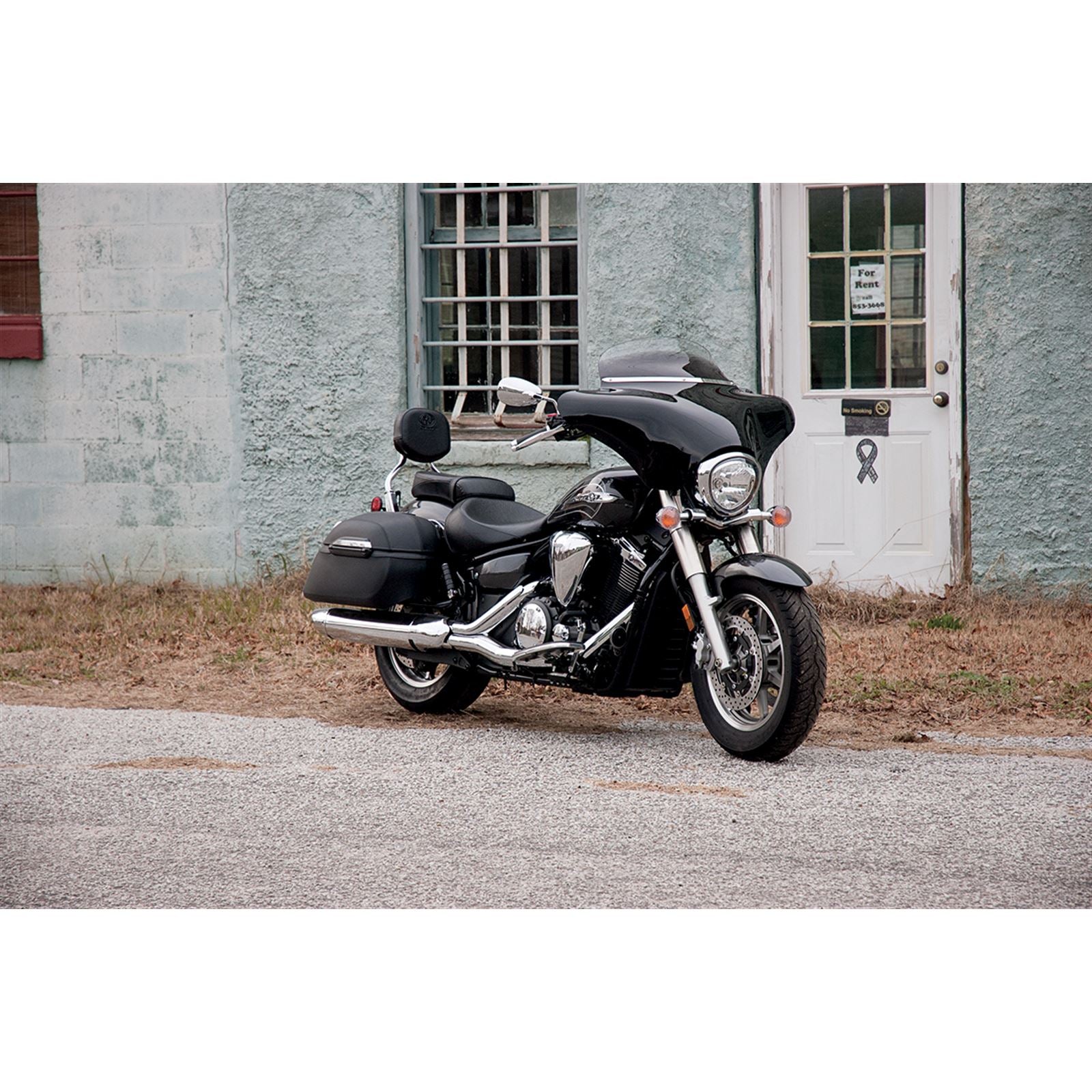 Memphis Shades Fairing Windshield Trim - Stainless Steel - Polished - Slim MEM0918_426936