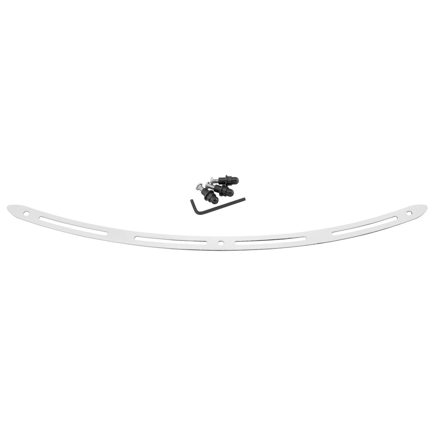 Memphis Shades Fairing Windshield Trim - Stainless Steel - Slotted - Slim MEM0923_73365