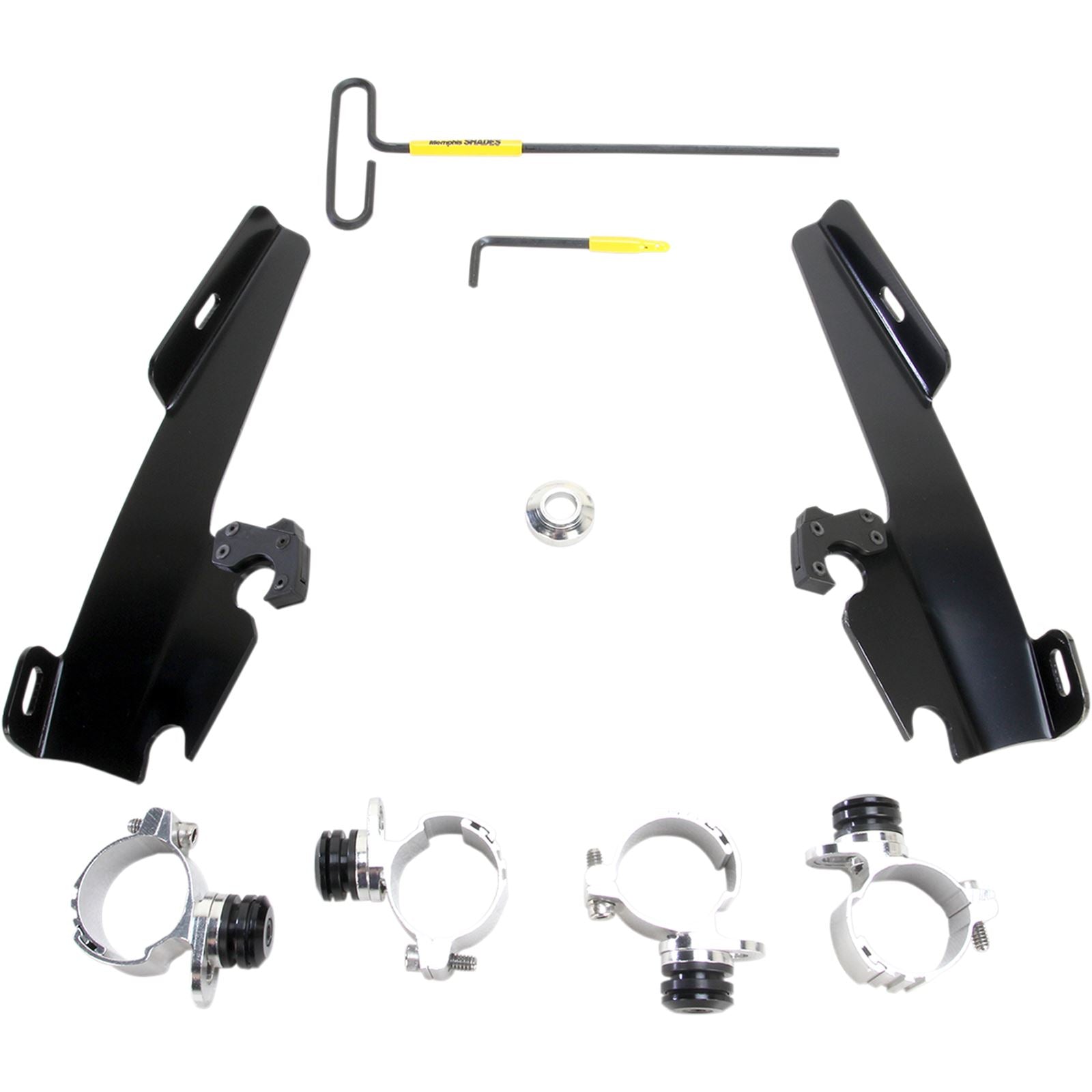 Memphis Shades Batwing - Mounting Kit - Black - XL MEB1999_425979