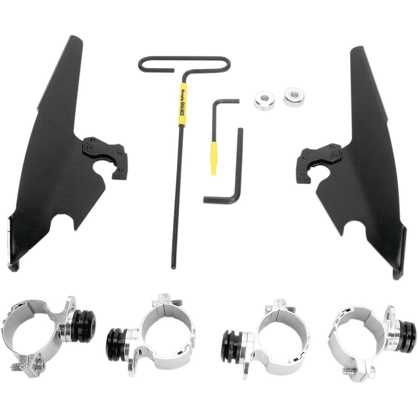 Memphis Shades Batwing - Mounting Kit - Black - XL12C MEB2008_73371