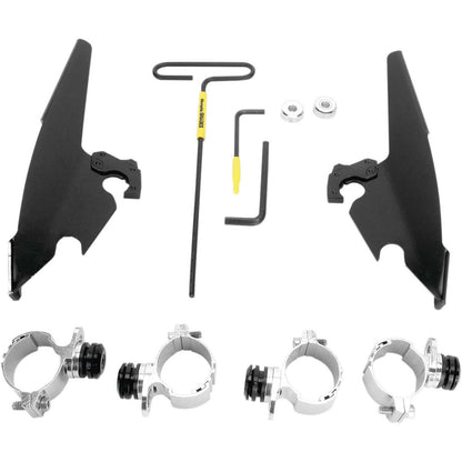 Memphis Shades Batwing - Mounting Kit - Black - XL12C MEB2008_73371