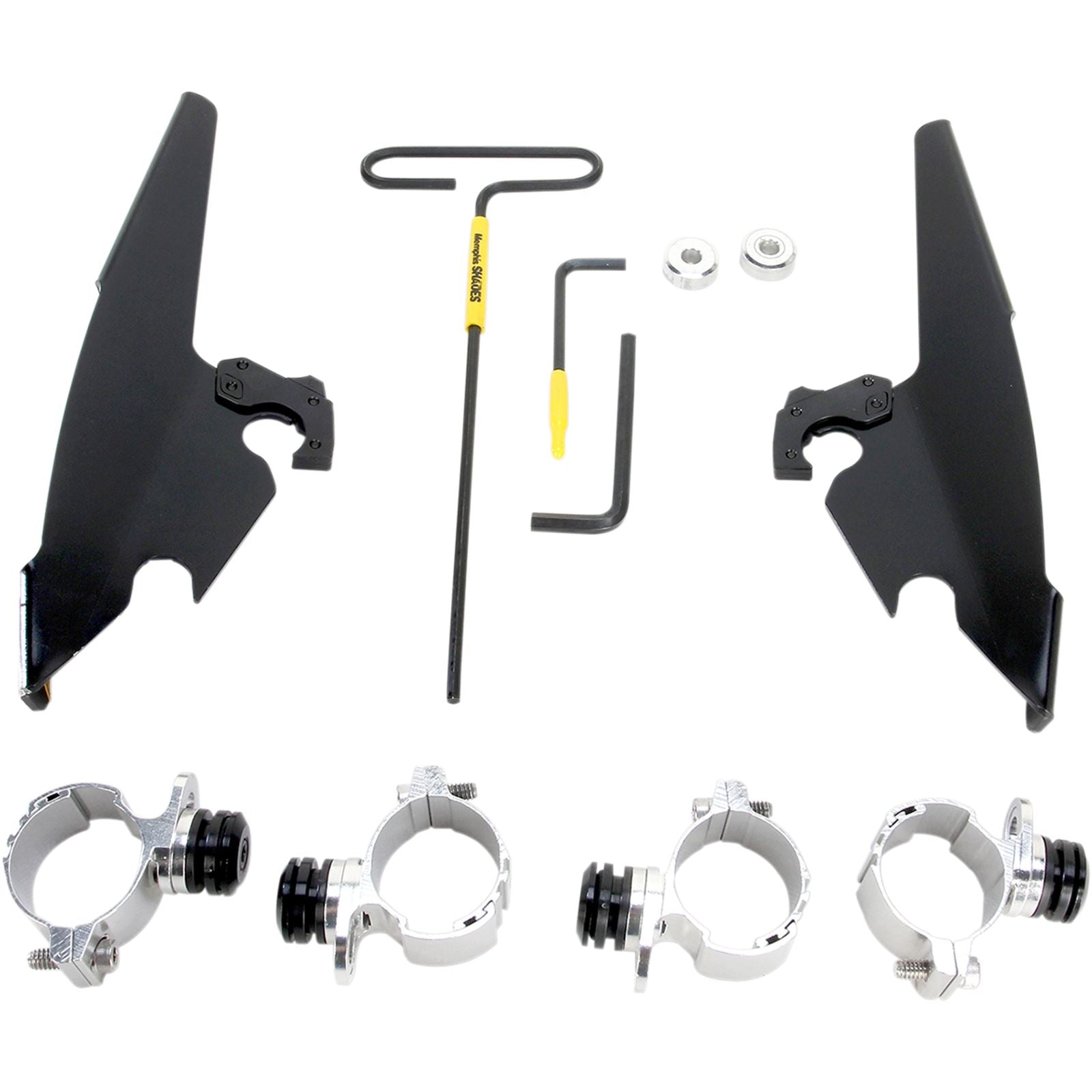 Memphis Shades Batwing - Mounting Kit - Black - XL12C MEB2008_426723