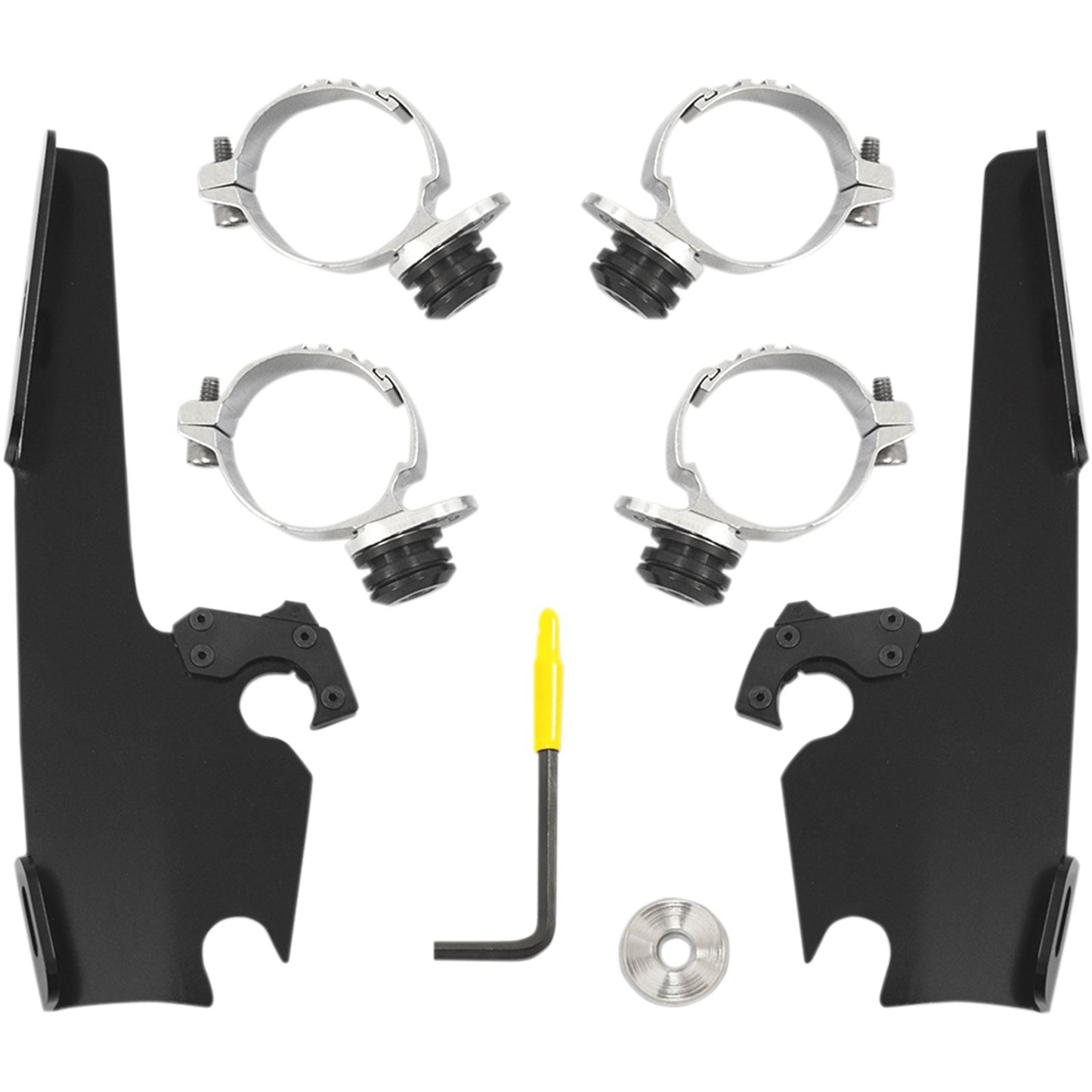 Memphis Shades Batwing - Mounting Kit - Black - FXDL MEB2016_426770