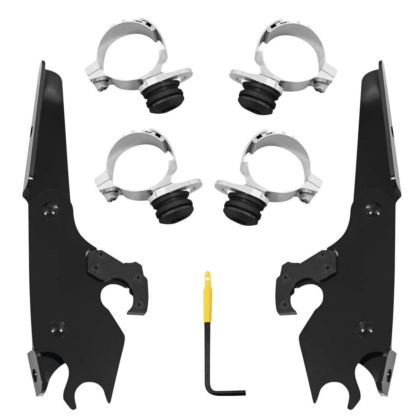 Memphis Shades Batwing Mounting Kit - Black - Scout MEB2027_73374