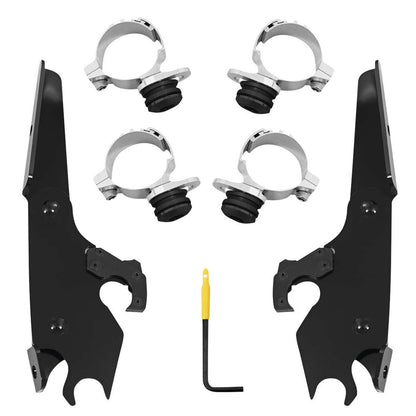 Memphis Shades Batwing Mounting Kit - Black - Scout MEB2027_73374