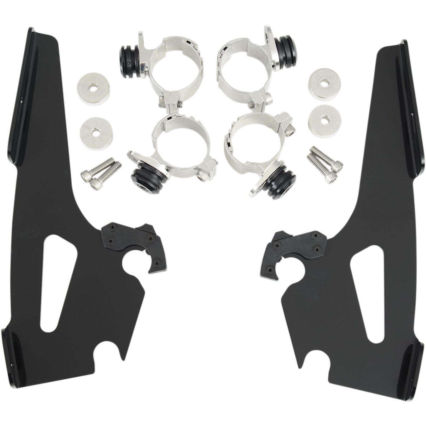Memphis Shades Batwing Trigger Lock Mounting Kit - Narrow - Black MEB8965_427595
