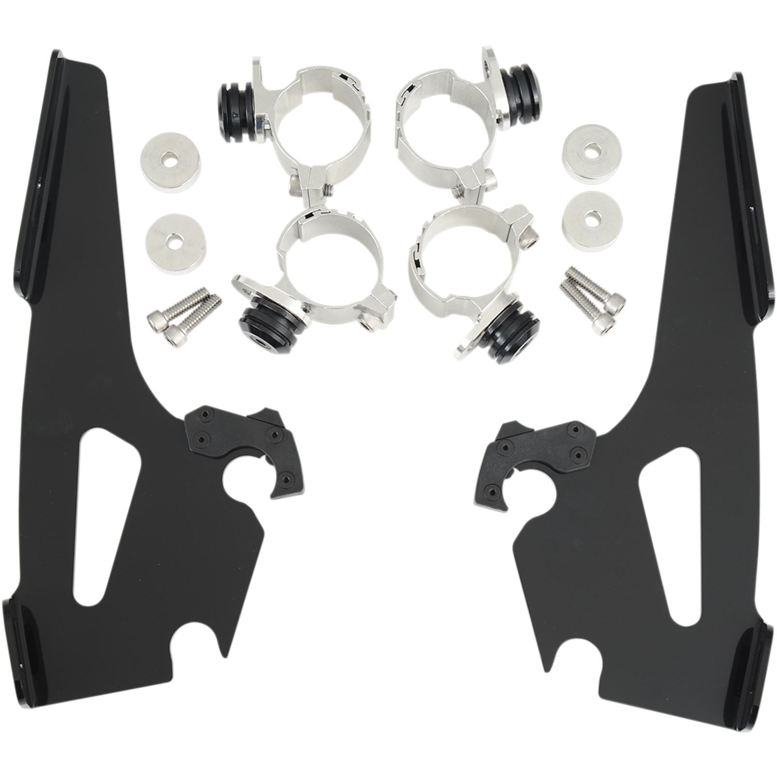 Memphis Shades Batwing Trigger Lock Mounting Kit - Narrow - Black MEB8965_427595