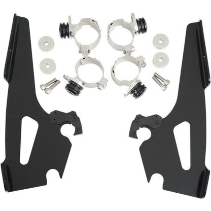 Memphis Shades Batwing Trigger Lock Mounting Kit - Narrow - Black MEB8965_427595