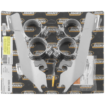 Memphis Shades Batwing Trigger Lock Mounting Kit - VTX18 - Polished MEK1903_73380