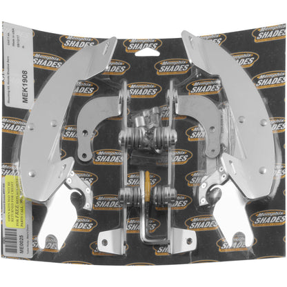 Memphis Shades Batwing Trigger Lock Mounting Kit - Aero - Polished MEK1908_73383