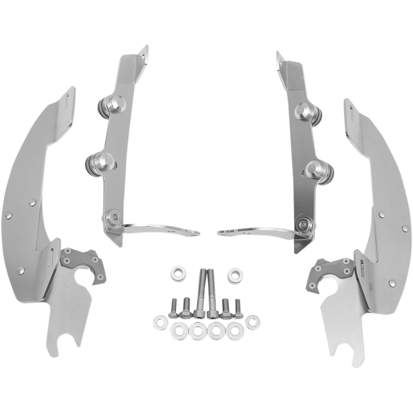 Memphis Shades Batwing Trigger Lock Mounting Kit - Aero - Polished MEK1908_427483