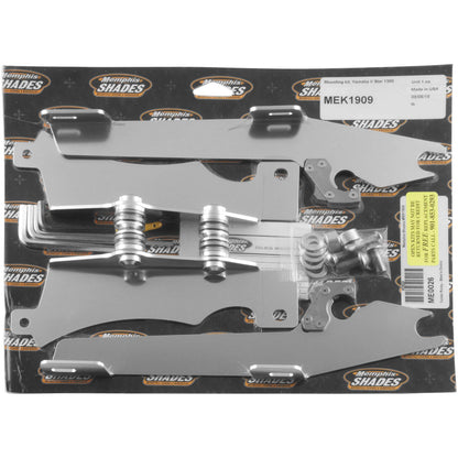 Memphis Shades Batwing Trigger Lock Mounting Kit - Vstar - Polished MEK1909_73384