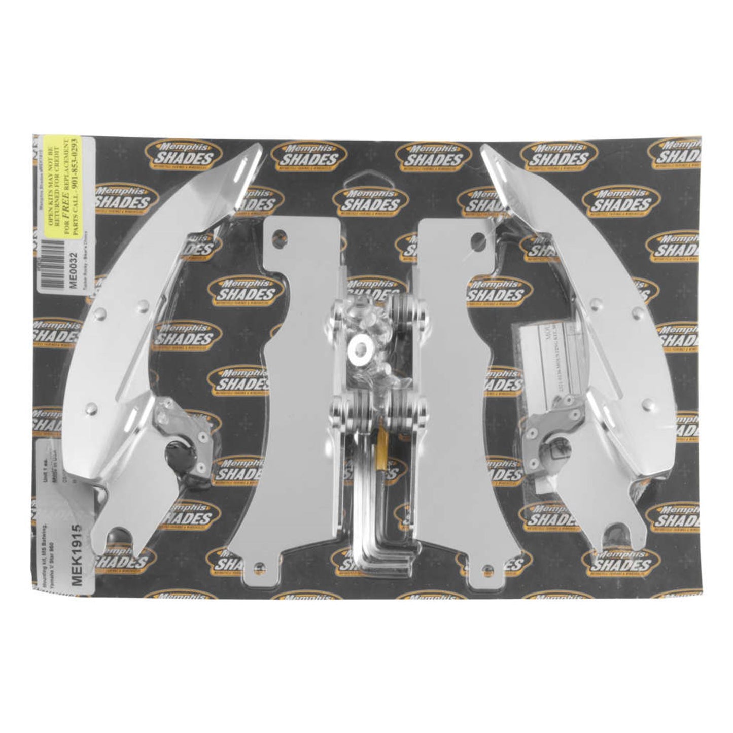 Memphis Shades Batwing Trigger Lock Mounting Kit - XV950 - Polished MEK1915_73391