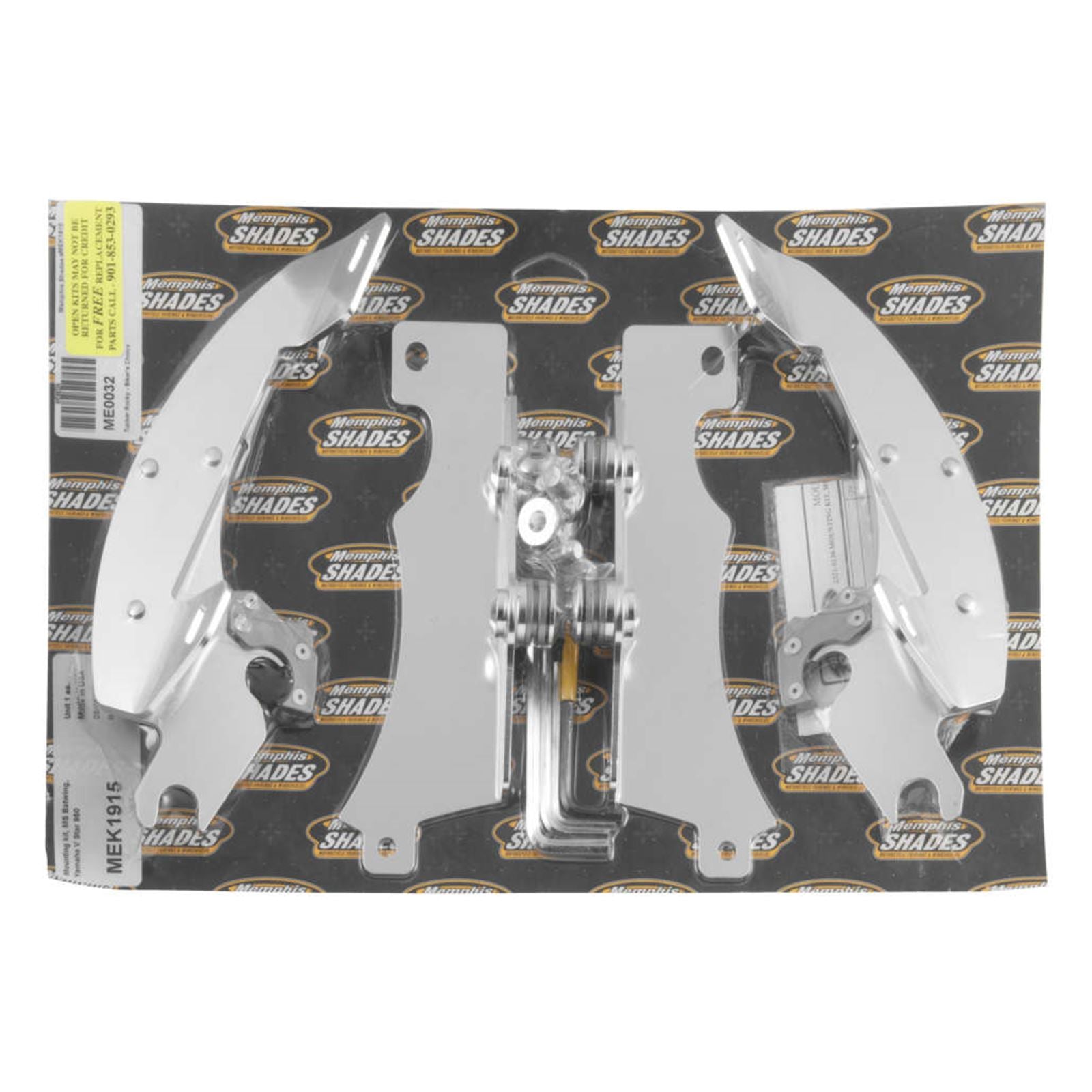 Memphis Shades Batwing Trigger Lock Mounting Kit - XV950 - Polished MEK1915_73391