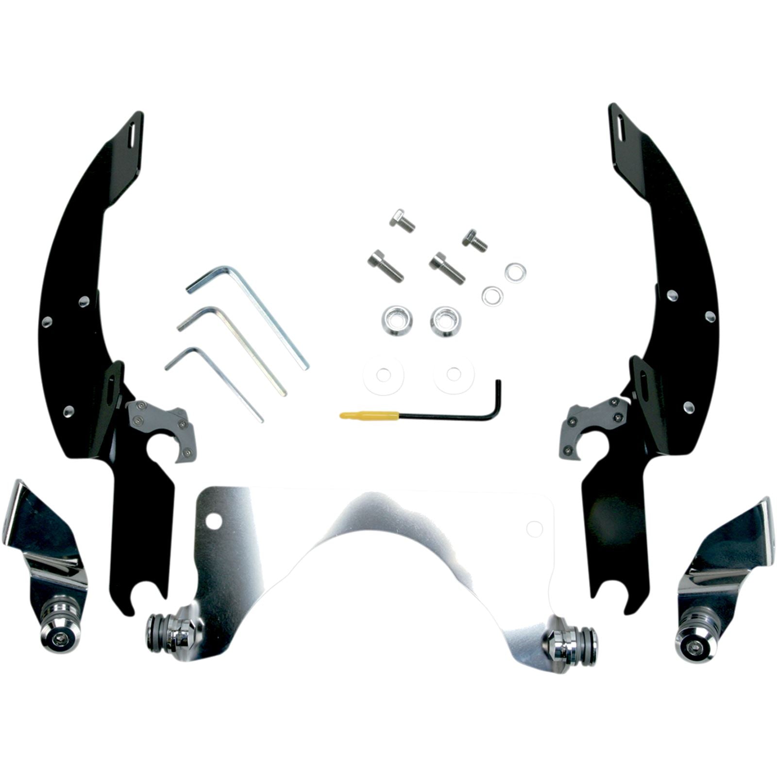 Memphis Shades Batwing Trigger Lock Mounting Kit - C90/T - Black MEK1919_427506